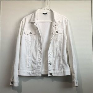 Buffalo David Bitton White Jean Jacket